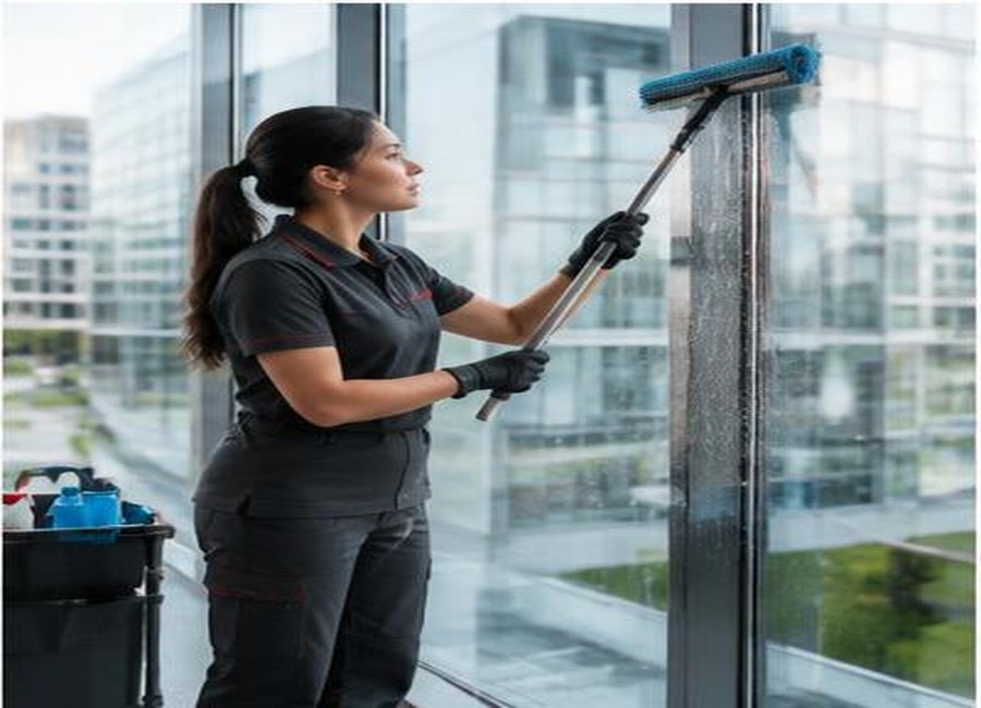 Professionele glasbewassing